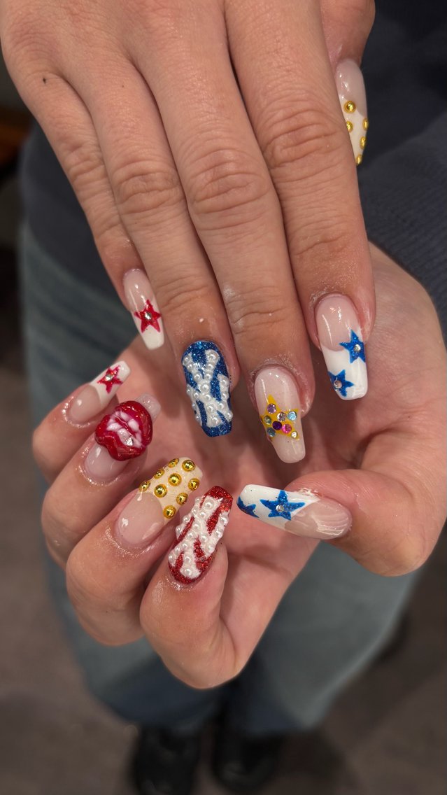 ネイル アートネイル 長さ出し ハンドネイル color.nail 🫧ionaのネイルデザイン