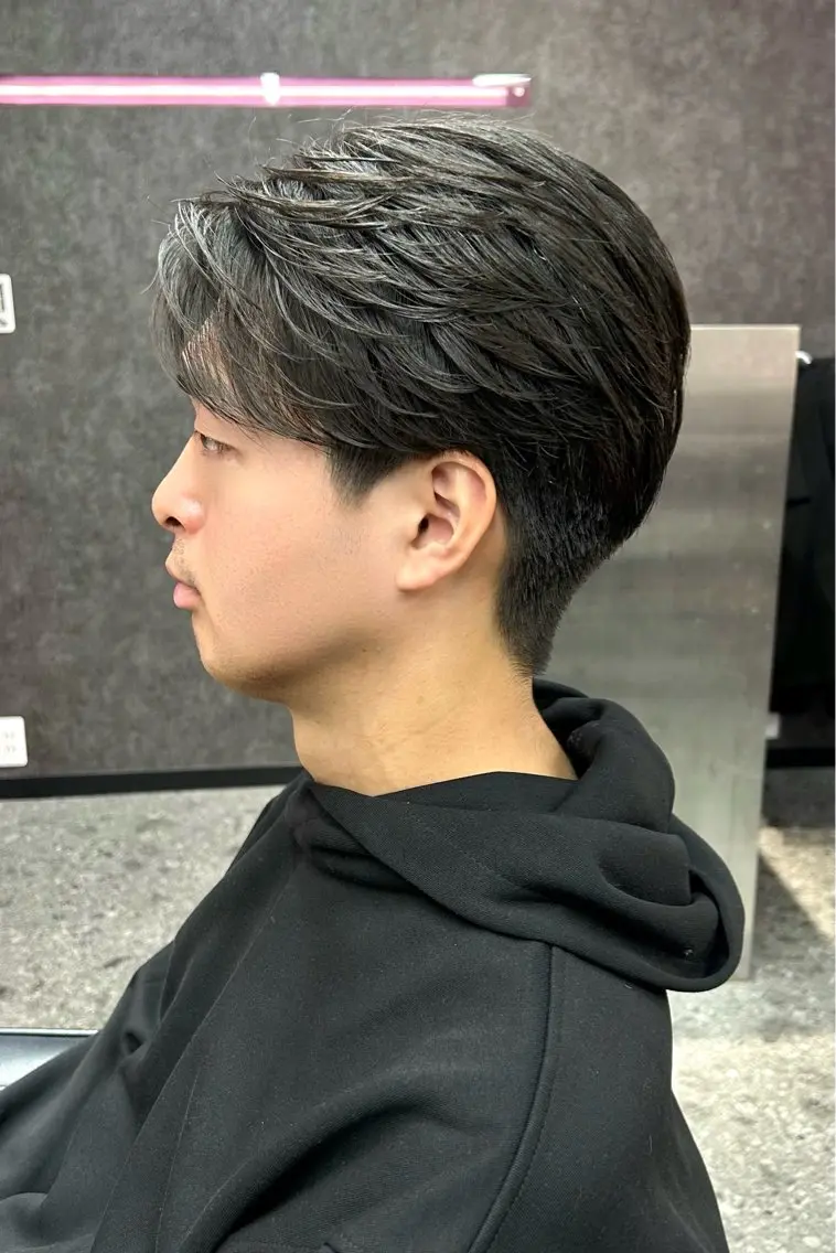 ショート カラー メンズ カット ヘアセット メンズスタイリスト 前田雄輝のヘアスタイル