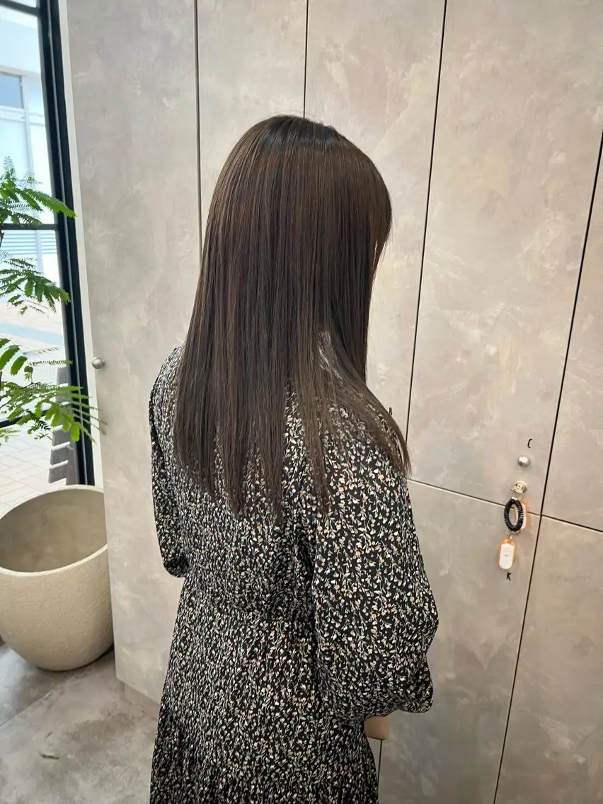 [ご新規様限定]✨カット+縮毛矯正+トリートメント✨朝も楽ちんサラサラストレート😚の写真