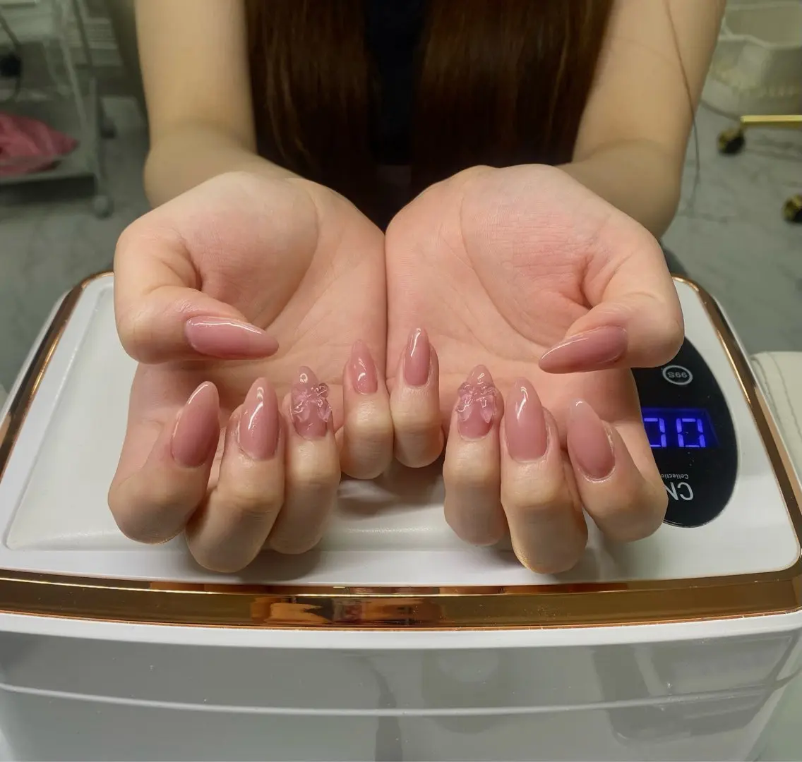ネイル ワンカラーネイル ハンドネイル enju arisa🌷のネイルデザイン