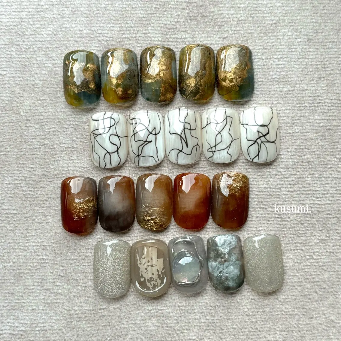 ネイル メンズネイル ニュアンスネイル ハンドネイル kusumi. tatsuyaのネイルデザイン