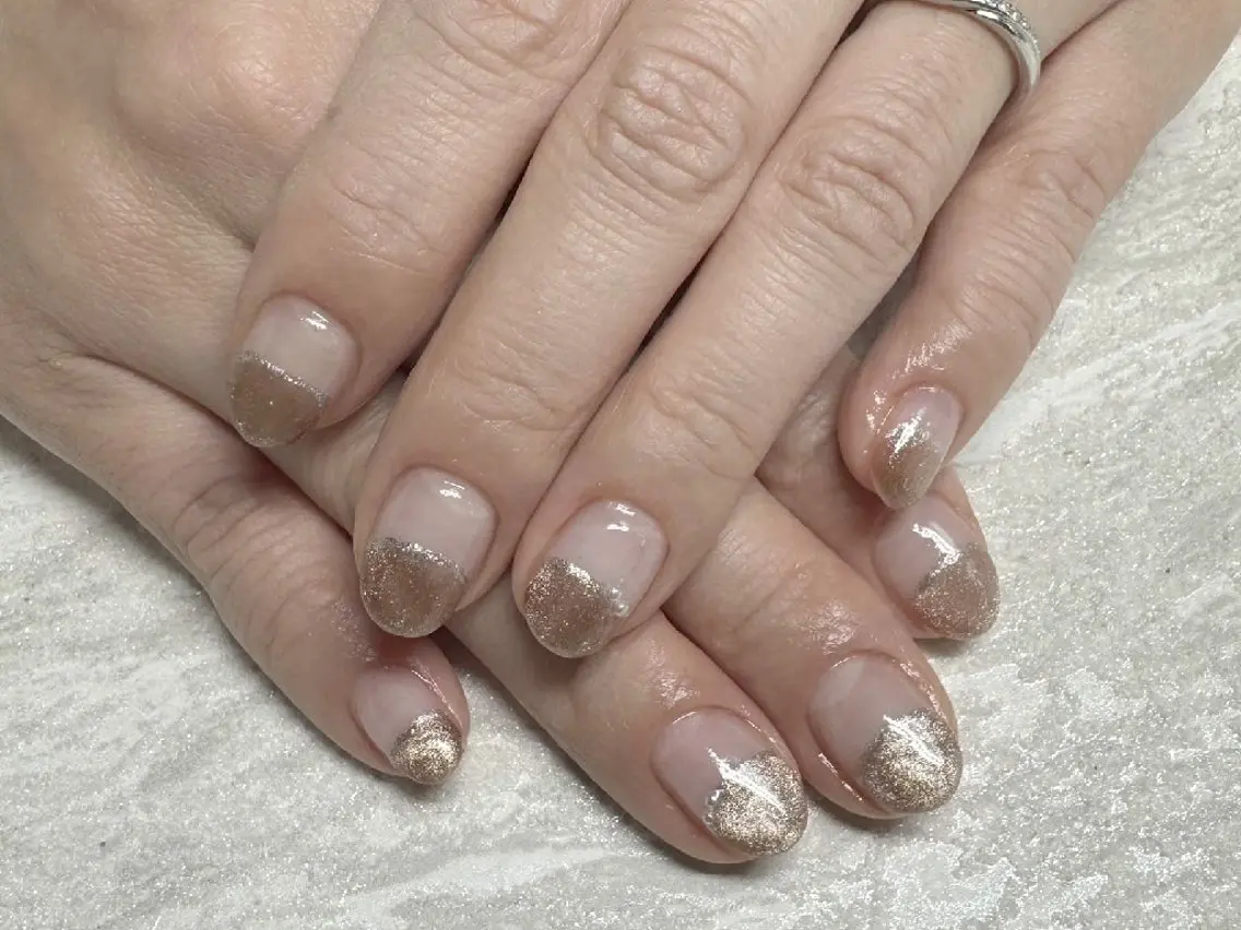 ネイル アートネイル 入学式 卒業式 韓国ネイル 持ち込み ハンドネイル JULIE NAILのネイルデザイン