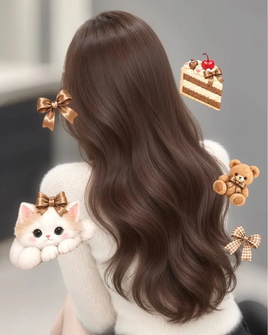 ロング チョコレートブラウン ヘアカラー トリートメント 渋谷/髪質改善/ カラー/KAZUのヘアスタイル