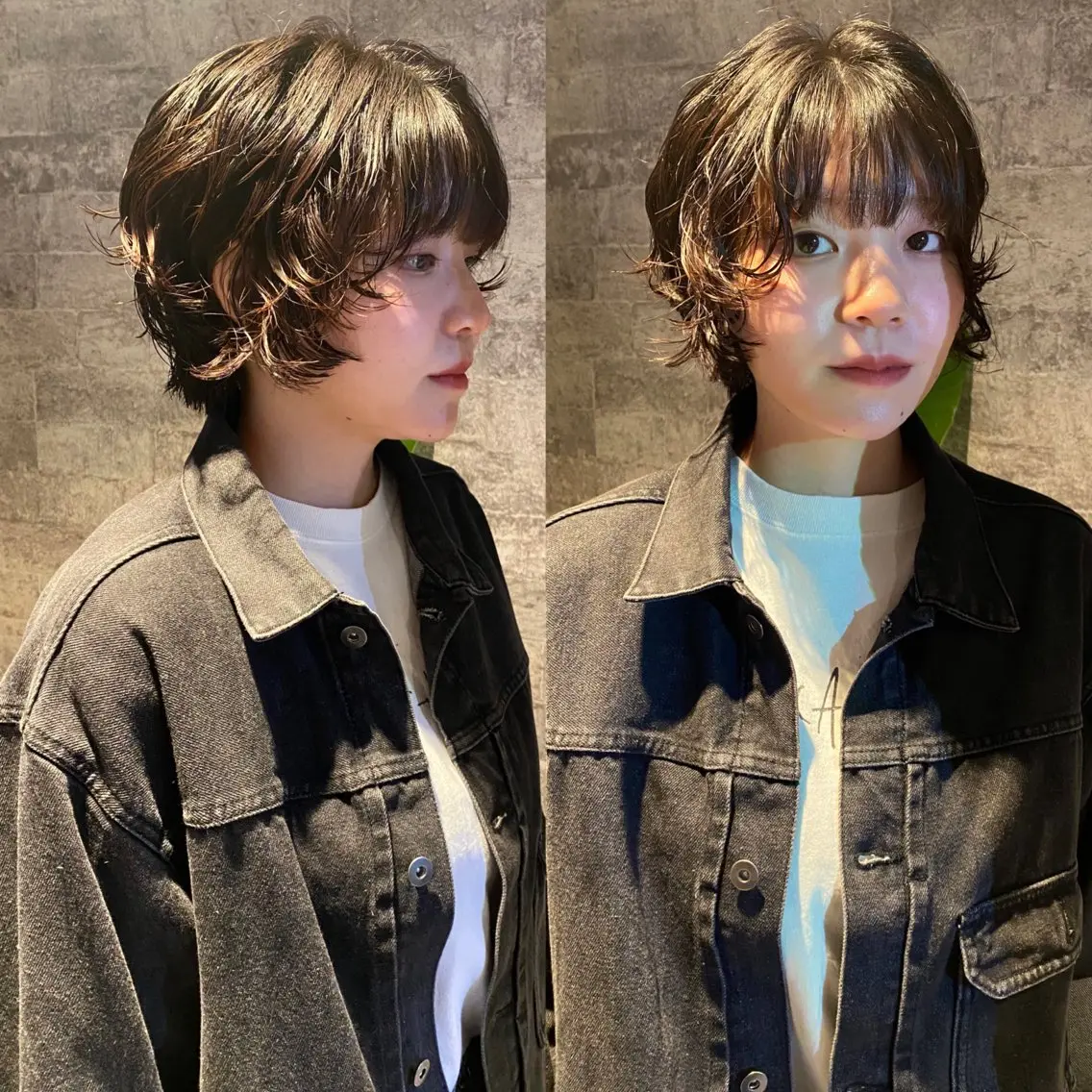 ショート パーマ 似合わせカット ウルフカット カット パーマ mai / linoah˚✧のヘアスタイル