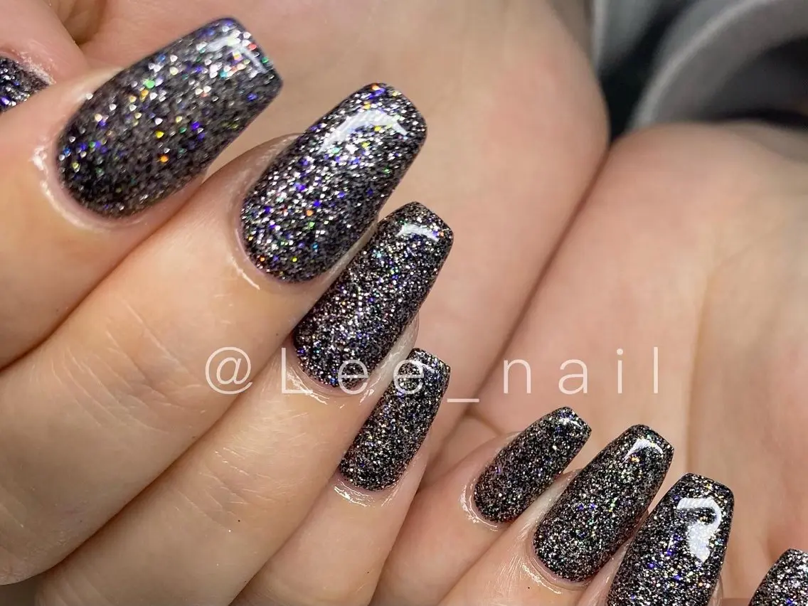 ネイル ラメ(グリッター) ワンカラーネイル ハンドネイル Lee_ nailのネイルデザイン