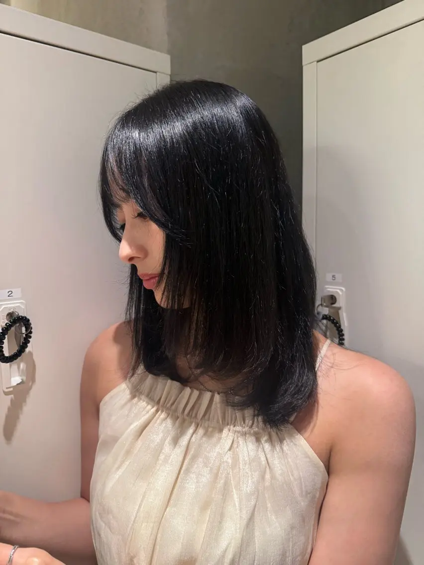 ミディアム カラー ヘアカラー トリートメント ヘッドスパ モデル様 募集中💖ゆりのヘアスタイル