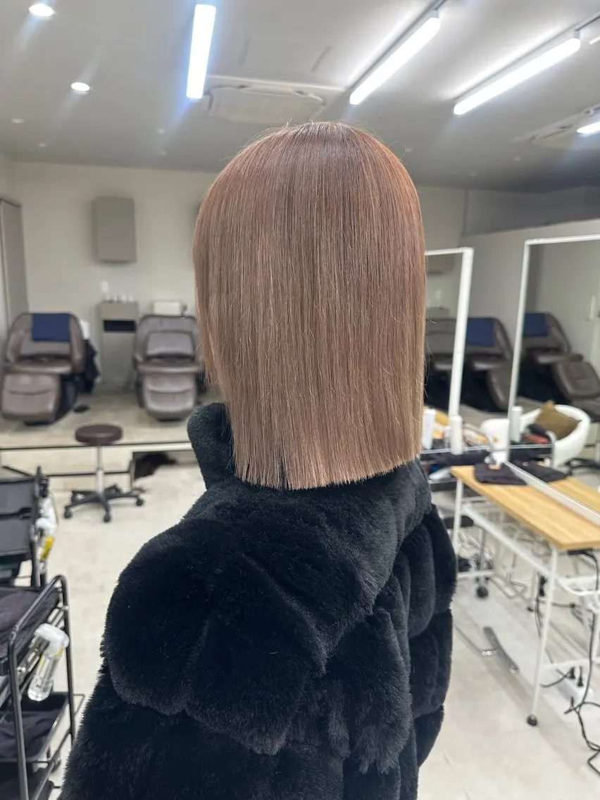 カラー ダブルカラー 丸山 心 / 艶カラーのヘアスタイル