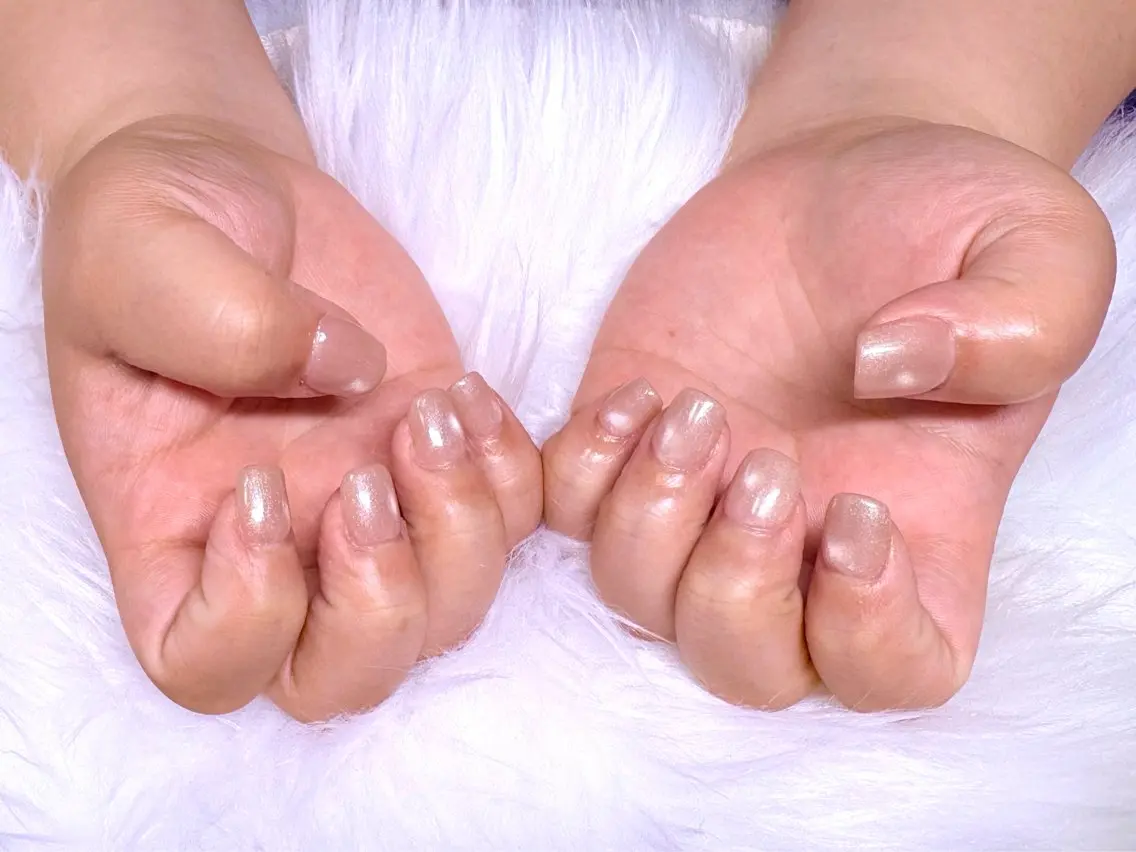 ネイル マグネットネイル ビー玉ネイル ハンドネイル Nailsalon Dahliaのネイルデザイン