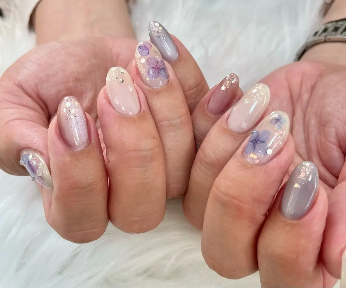 ネイル ハンドネイル nail salon HIRUKANAのネイルデザイン