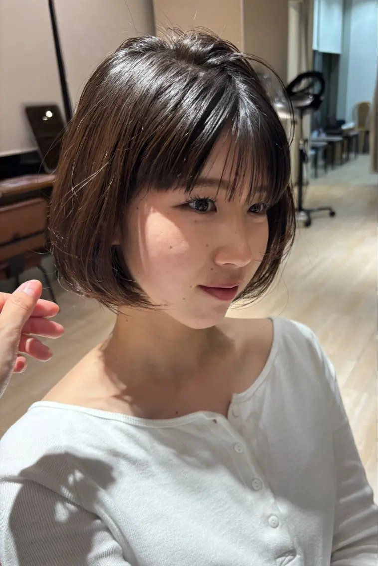 ショート 似合わせカット⌇ヘア セット⌇A i‎🤍のヘアスタイル