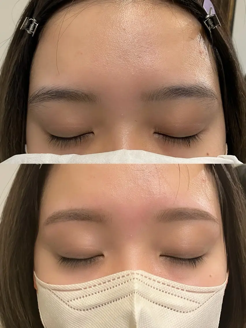 アイブロウ 眉毛ワックス脱毛 Hair&Make Nahoのマツエク・マツパデザイン