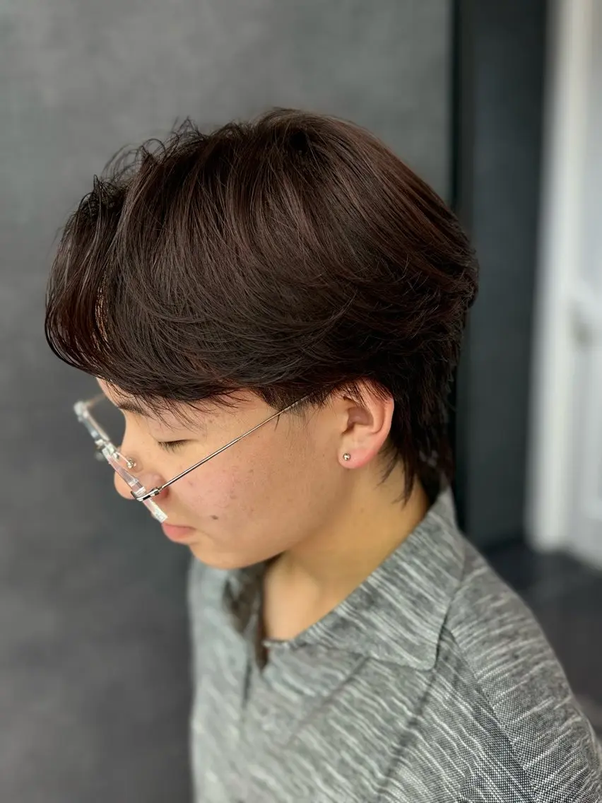 カラー メンズ メンズブリーチ ブリーチ ブラウンカラー ブリーチなしカラー ピンクカラー ヘアカラー トリートメント 渋谷ブリーチカラー/ デザインカラー/優希のヘアスタイル