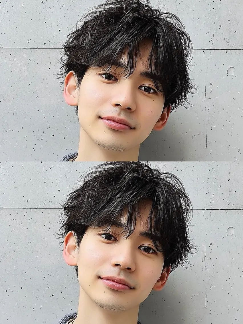 ショート パーマ メンズ メンズパーマ Men's特化 ✂️ 垢抜けパーマ/宮澤蓮のヘアスタイル