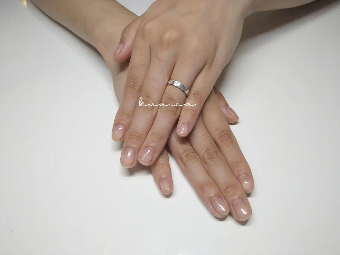 ネイル クリアネイル nailsalon Natuのネイルデザイン