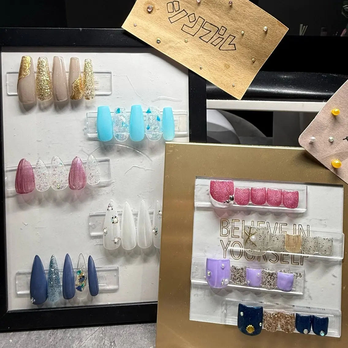 ネイル フットネイル ハンドネイル WINK DOLL RIANのネイルデザイン