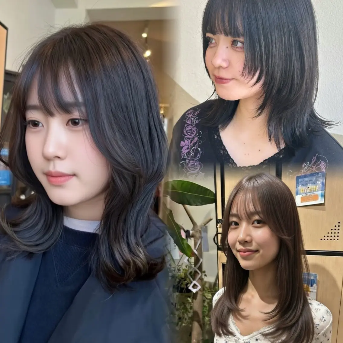 【思わず触りたくなる髪へ✨】最高級🫧カット+水素カラー+トリートメントの写真