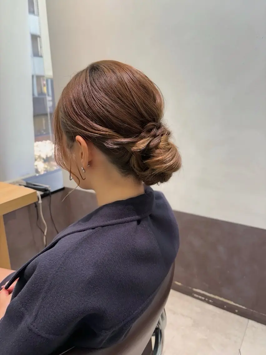 ミディアム ヘアアレンジ ヘアセット ♡ヘアアレンジ♡ naraのヘアスタイル