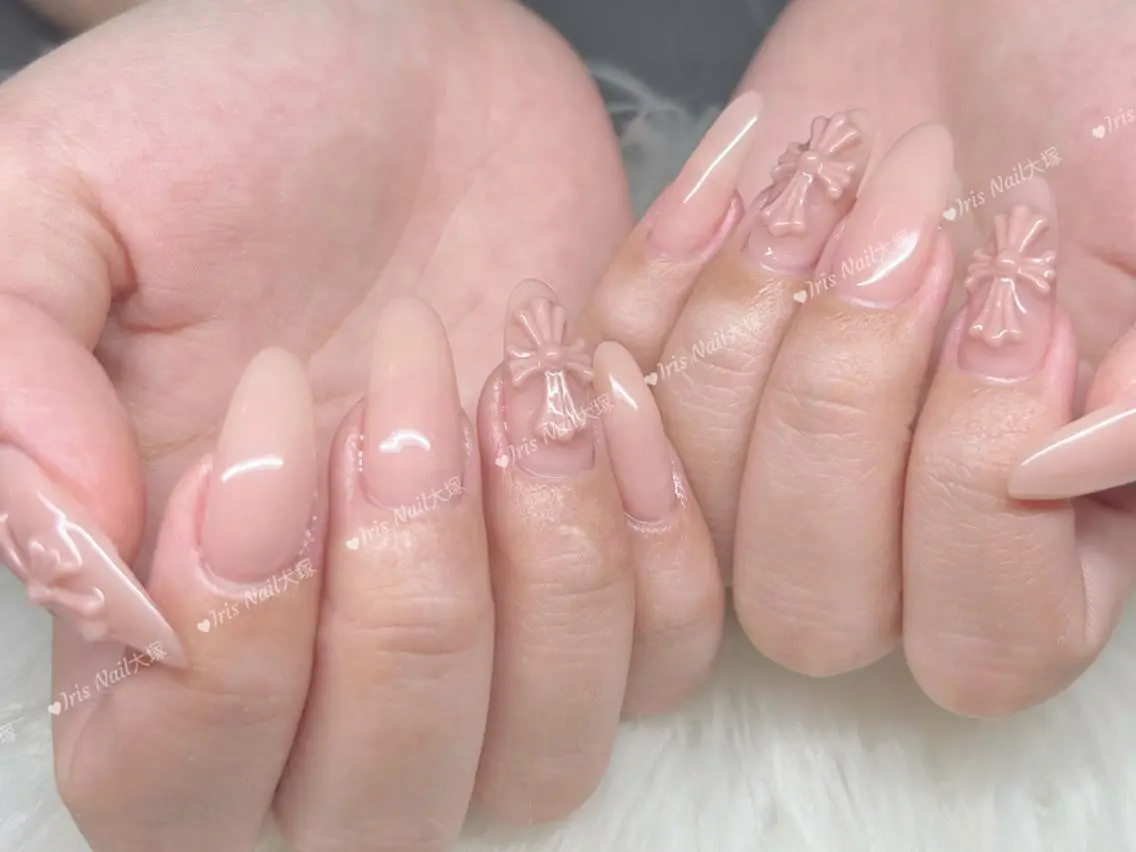 ネイル ハンドネイル 💕藤江 月🌸🍒のネイルデザイン