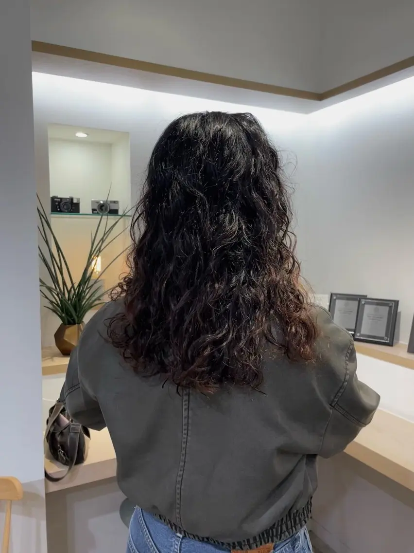 ロング パーマ ロング Fuka🫧 ボブモデル募集中のヘアスタイル