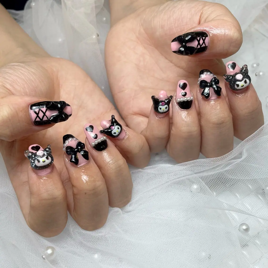 ネイル 持ち込み ハンドネイル フットネイル パーツたくさん🍓 SUMIのネイルデザイン