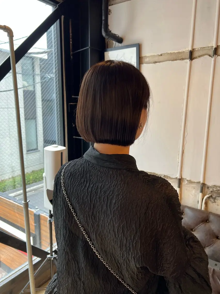 ショート カラー ボブ 【完全マンツー 恵比寿】佐藤 翔のヘアスタイル