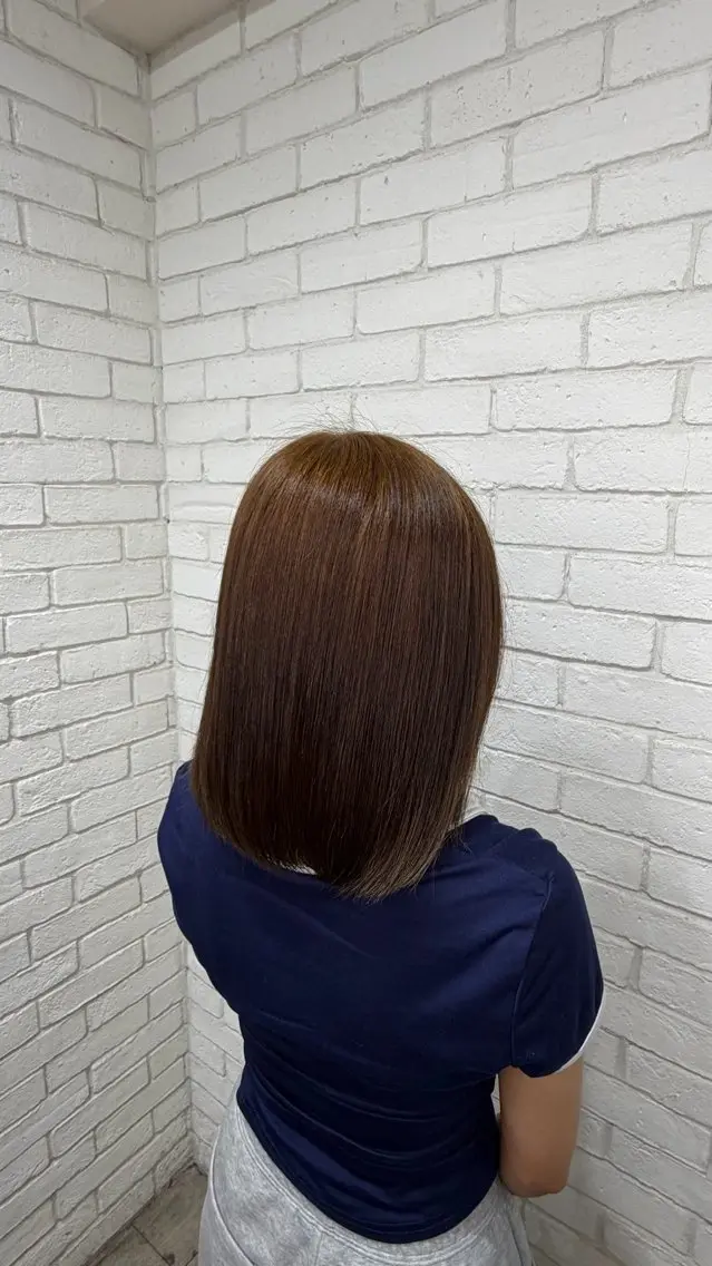 ミディアム ヘアカラー Harue ·͜·のヘアスタイル