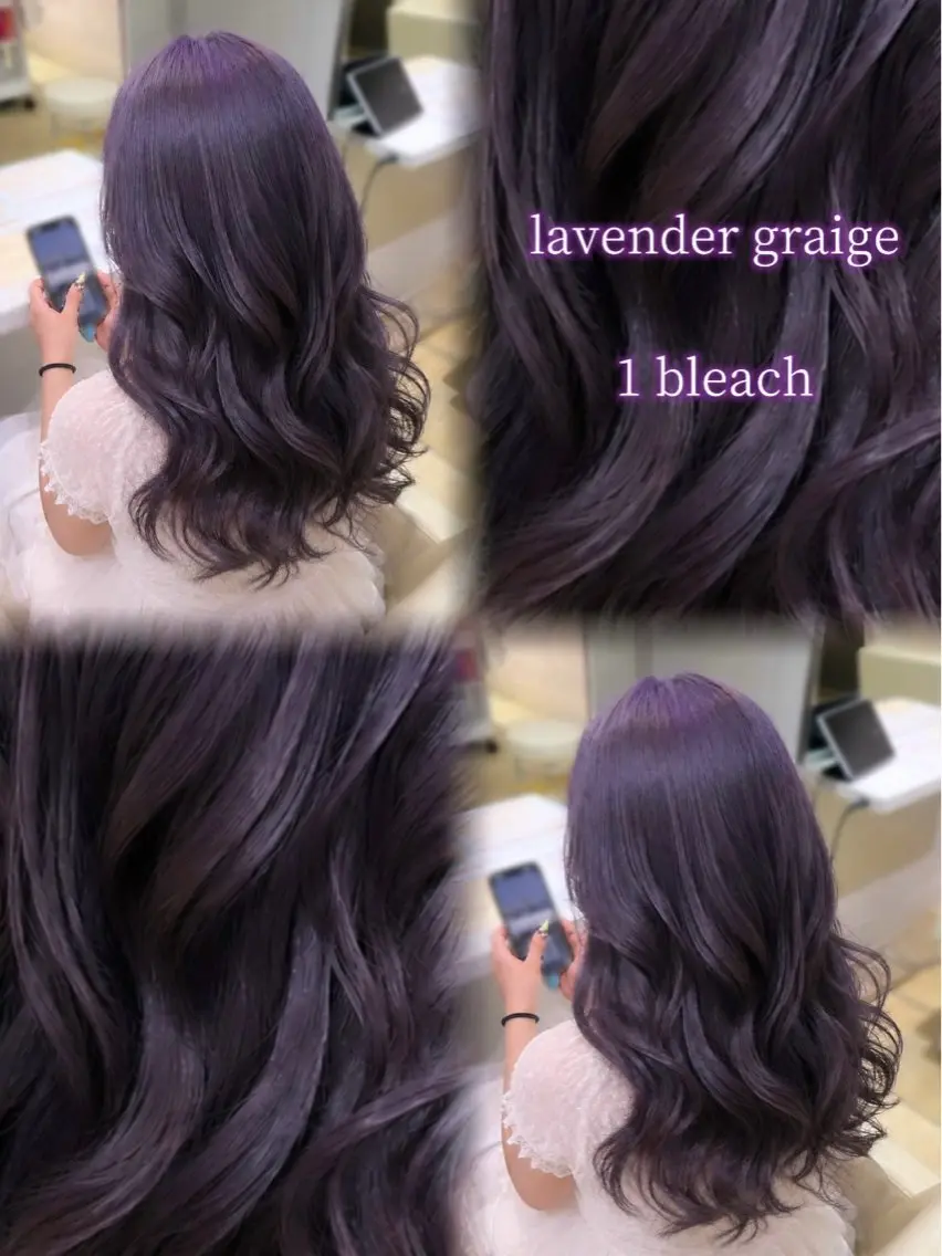 カラー ヘアカラー ハイトーン×推し カラー💫Miyuのヘアスタイル