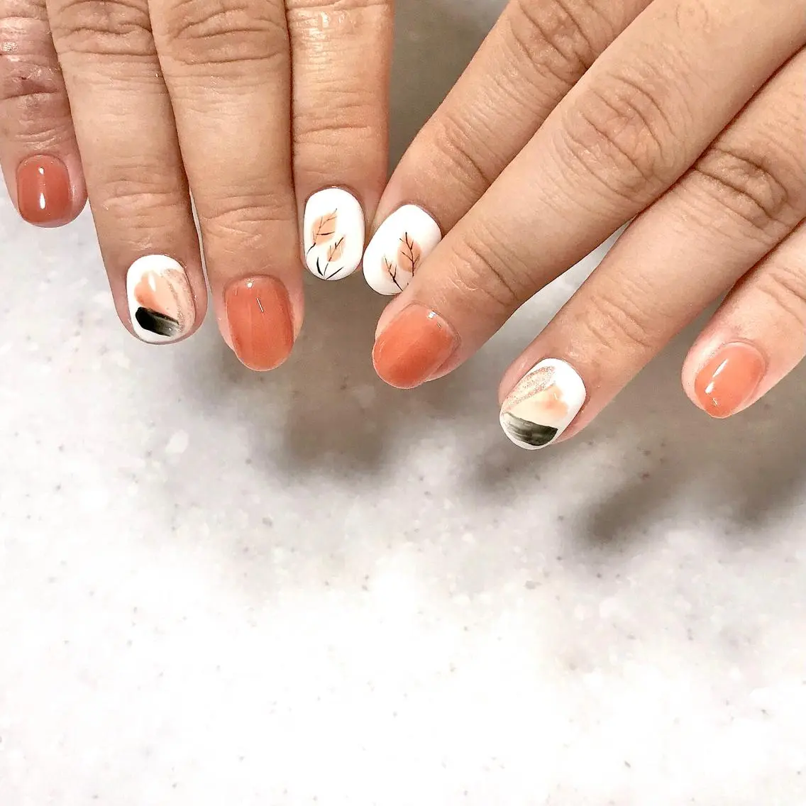 ネイル アートネイル ワンカラーネイル ステラ marikominoのネイルデザイン