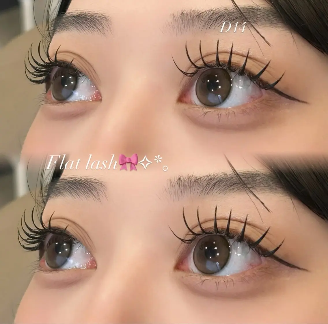 期間限定🎀✧︎*。【オフ別途】フラットラッシュ140本🖤の写真