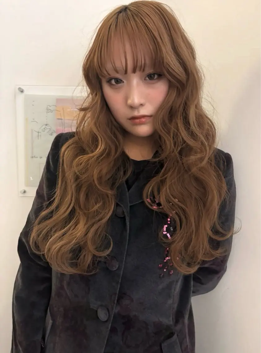 ロング カラー ベージュカラー 🎀 ナナのヘアスタイル