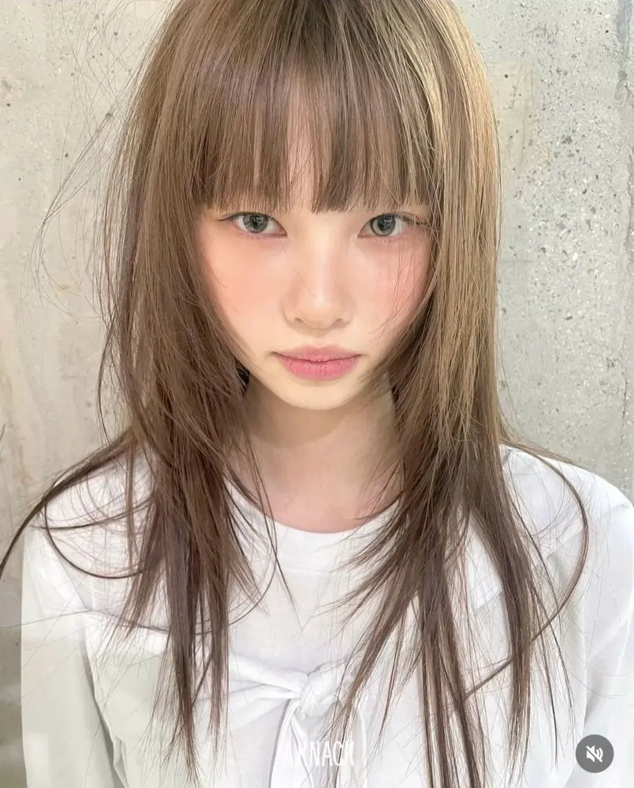 ロング カラー カット ヘアカラー トリートメント レイヤー/柔色 カラー/SAkiのヘアスタイル