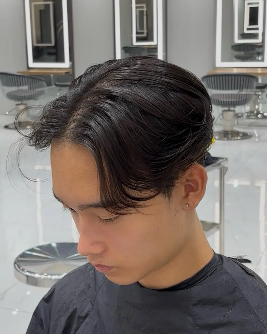 パーマ メンズ 縮毛矯正 カット 縮毛矯正 高崎 堅心のヘアスタイル
