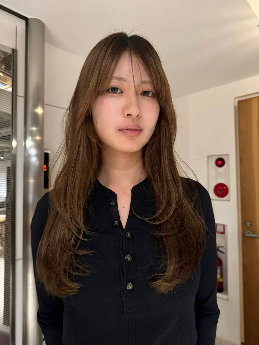 ロング カラー リオ salon nvyのヘアスタイル