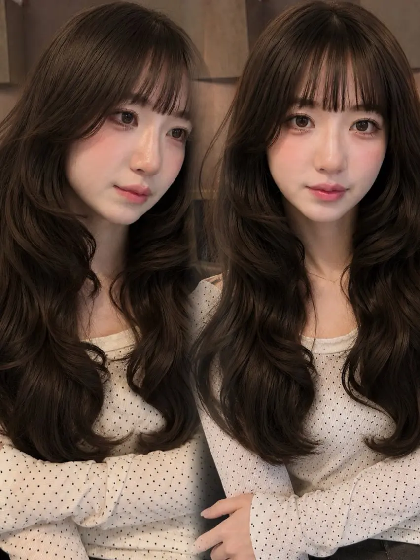 セミロング カラー ヘアアレンジ ヘアカラー トリートメント 🌿巴結生🌱大宮 ミルクティーベージュのヘアスタイル