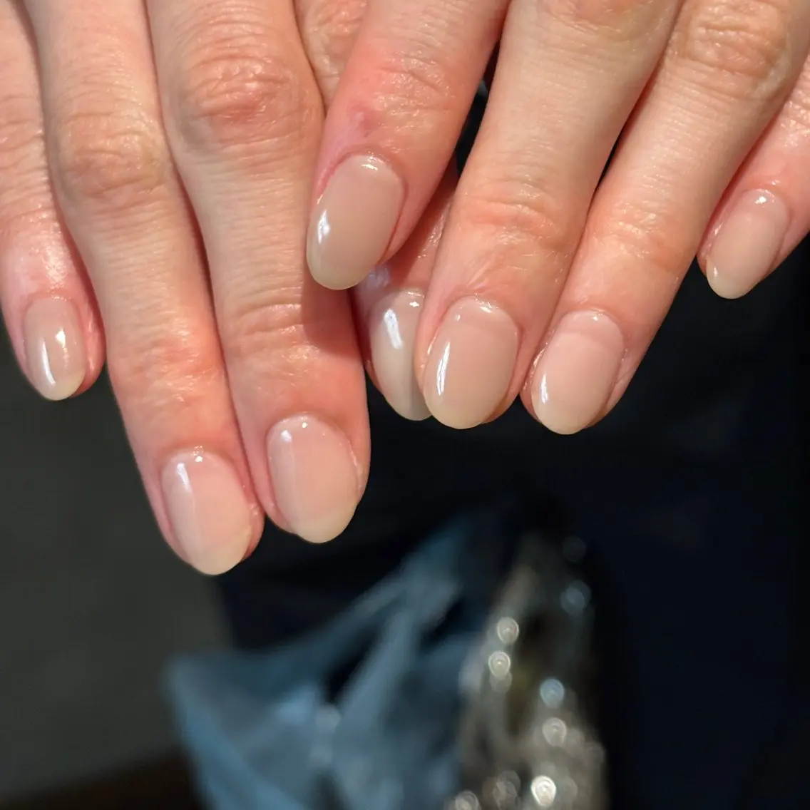 ネイル ワンカラーネイル ハンドネイル モデル募集🍑渋谷 Nanamiのネイルデザイン