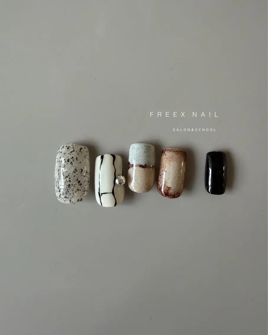 ネイル ハンドネイル ハンドケア freex nail /ニュアンス/個性派のネイルデザイン
