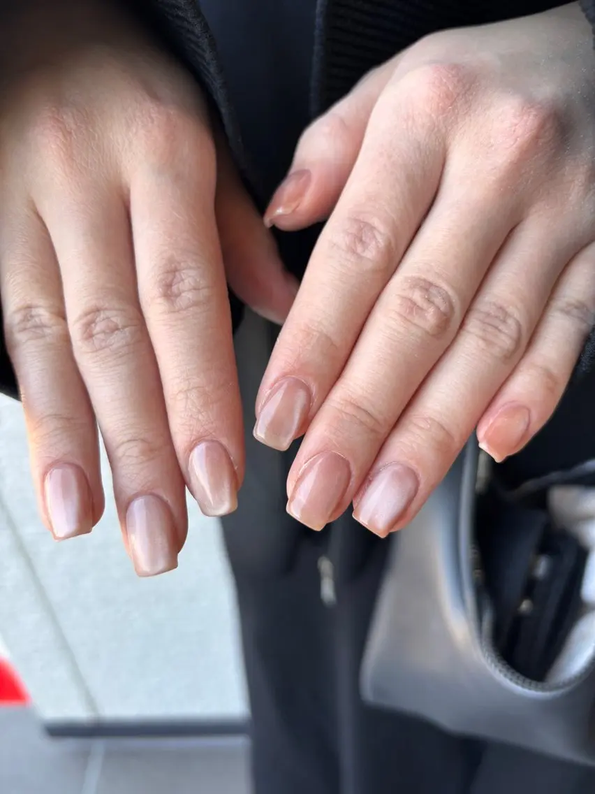 ネイル マグネットネイル オフィスネイル ワンカラーネイル シンプルネイル ハンドネイル nail salon toki.のネイルデザイン