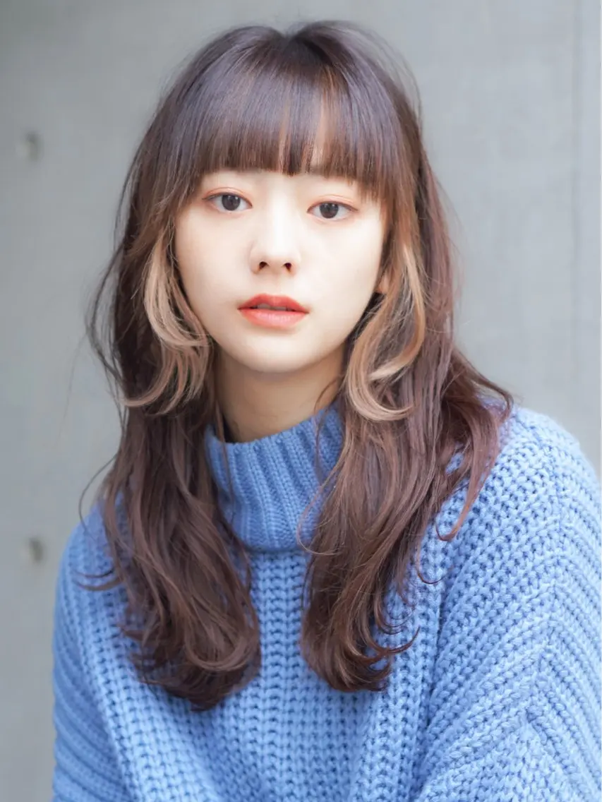 【インナー👩🏻🦰アンブレラ👩🏻🦳裾カラー】似合わせカット+カラー+デザインカラーの写真