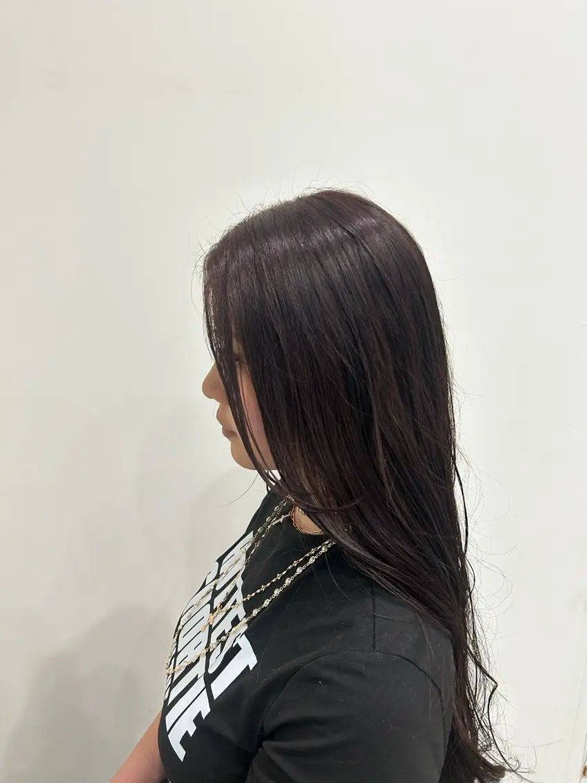 ロング カラー カット ヘアカラー ヴァンキャトル 山口裕真のヘアスタイル