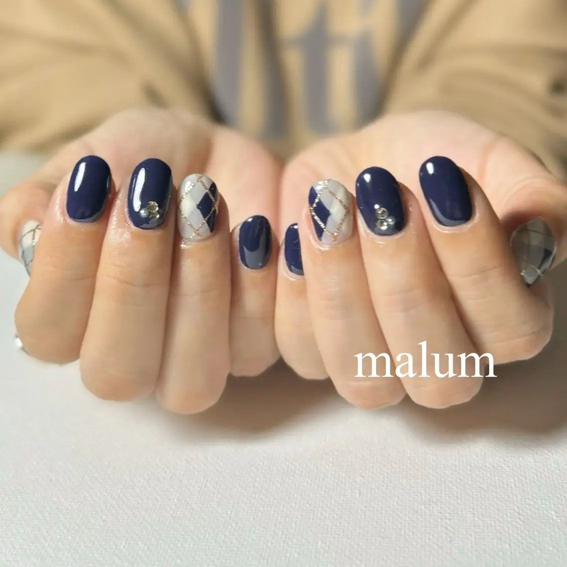 ネイル ハンドネイル malum nailのネイルデザイン