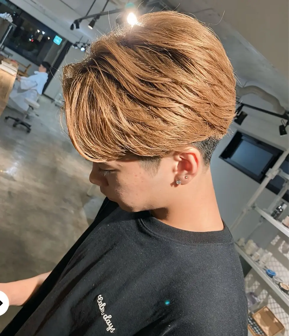 パーマ メンズ センターパート カット ヘアカラー メンズパーマ 特化/中川拓也のヘアスタイル