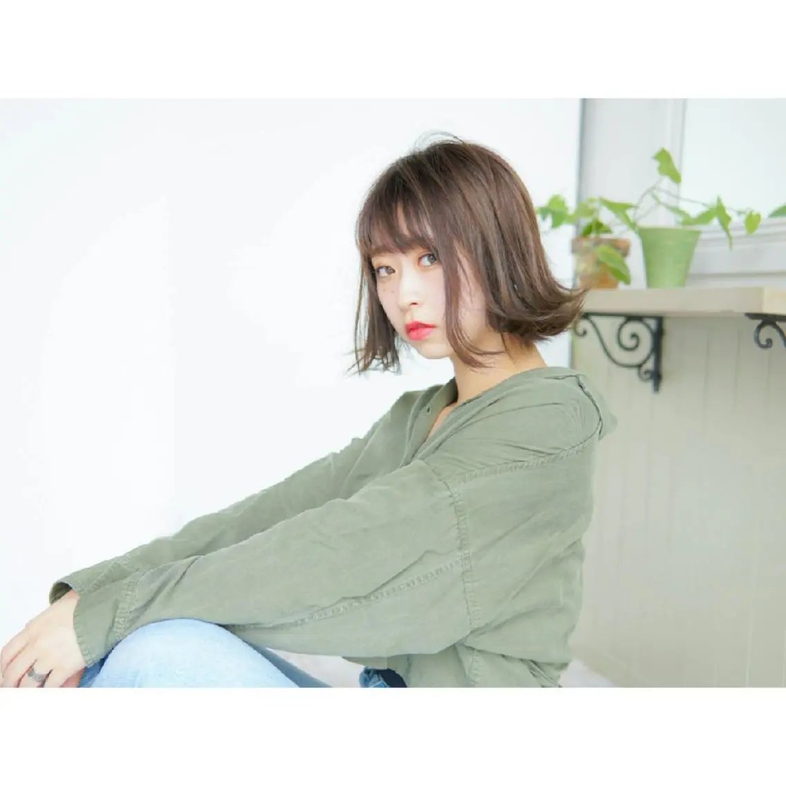 ショート 外ハネヘア 永野 良一のヘアスタイル