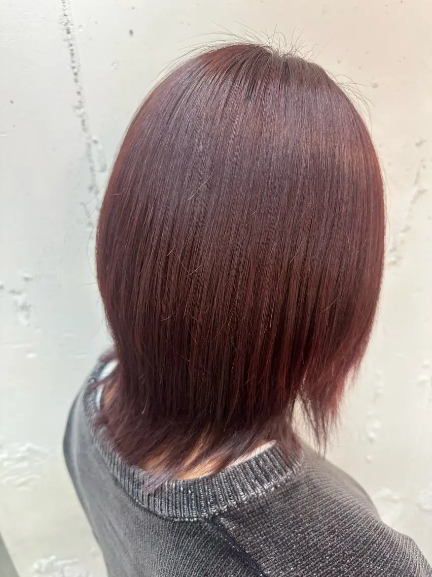 ブリーチなしカラー🍒艶感トリートメント付き✨メンズ🉑の写真