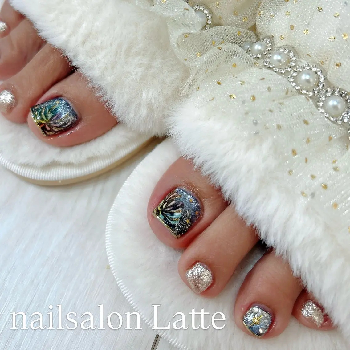 ネイル Nailsalon Latteのネイルデザイン