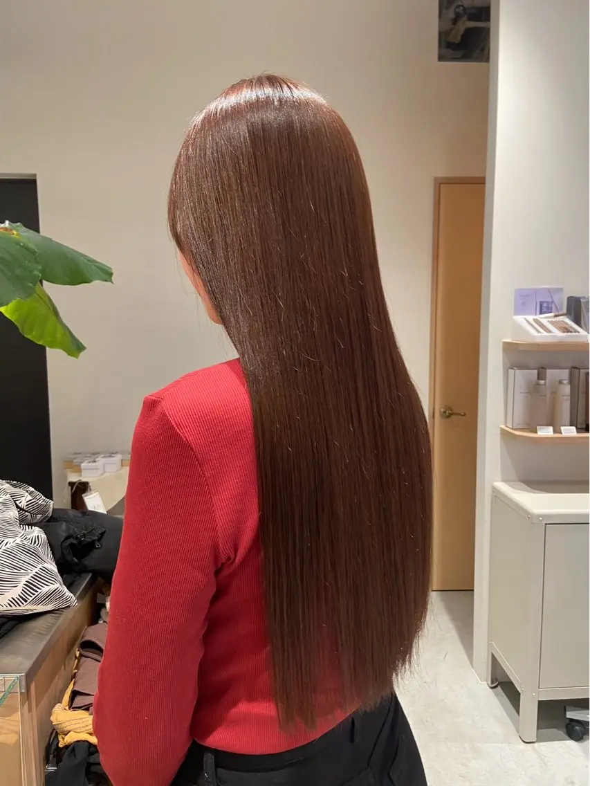 ロング カラー ヘアカラー 谷口 舞のヘアスタイル