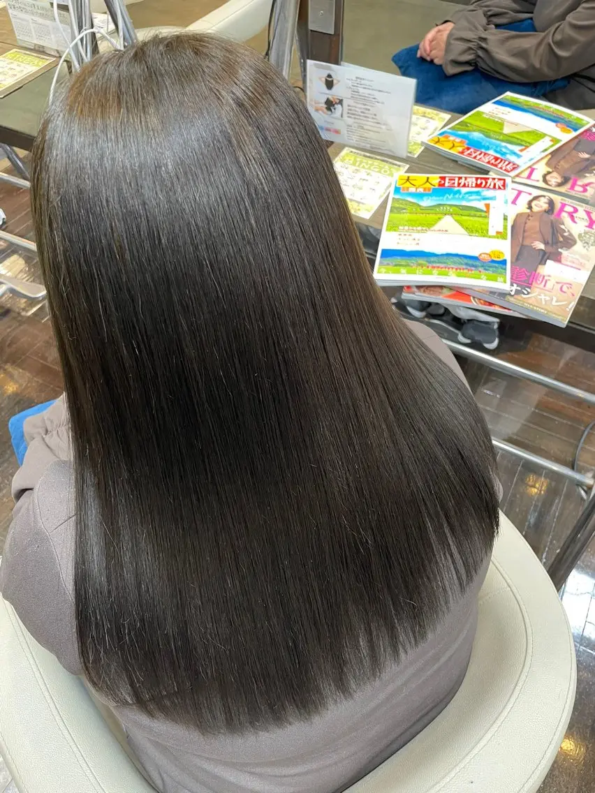 セミロング ヘアカラー トリートメント <髪質改善>河野 🍑AVANCE.のヘアスタイル