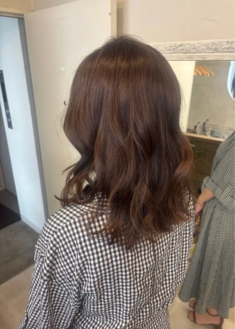 ミディアム ヘアセット momo ⋆𐙚 ̊.のヘアスタイル