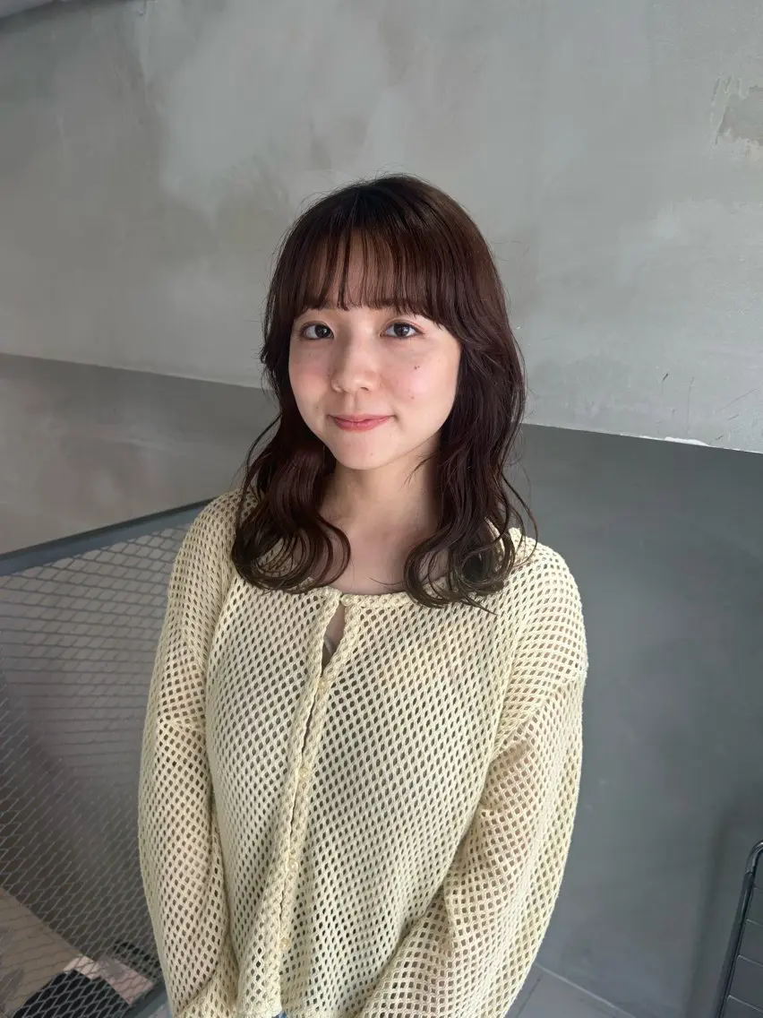 セミロング カラー bob/ aoiのヘアスタイル