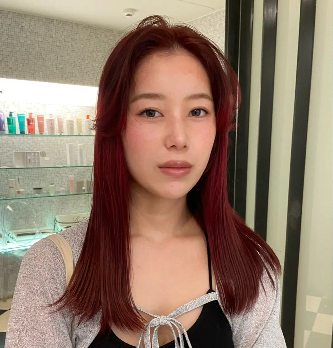 ミディアム カット ヘアカラー トリートメント 加藤 こゆきのヘアスタイル