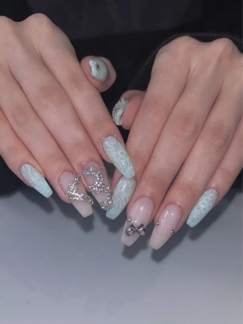 ネイル 韓国ネイル マグネットネイル 持ち込み ハンドネイル Mimi Nail_Royalのネイルデザイン